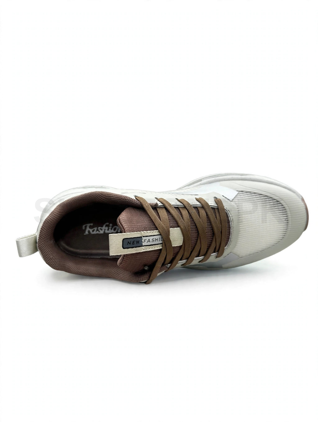 On Cloud Light Beige x Brown