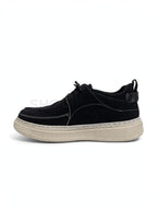 Casual Moccasin Black x Cream Sole
