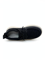 Casual Moccasin Black x Cream Sole
