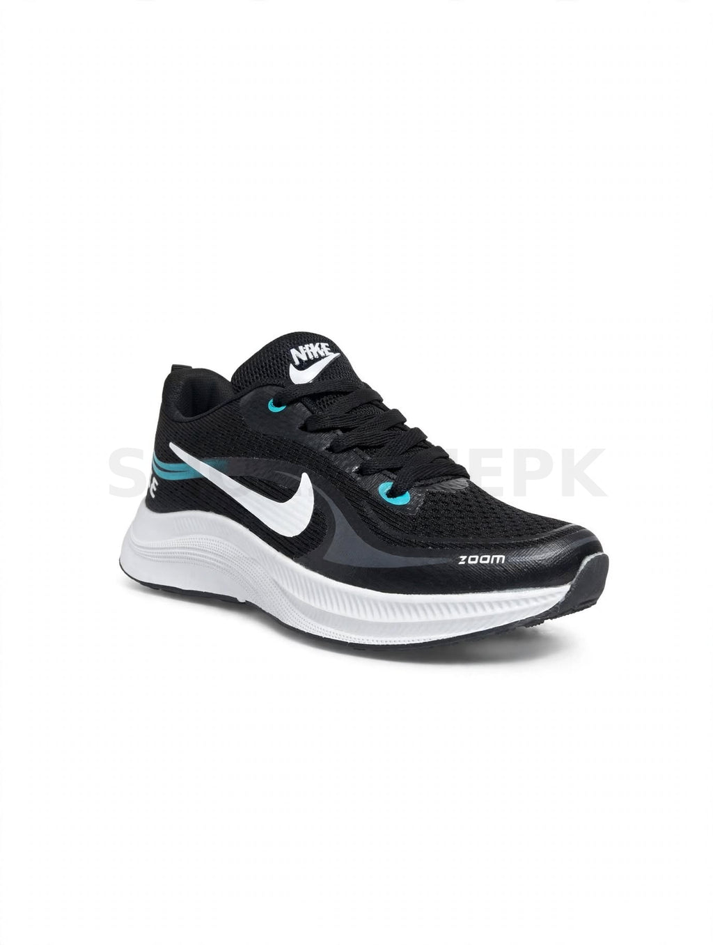 NK Zoom Fly Black White Teal