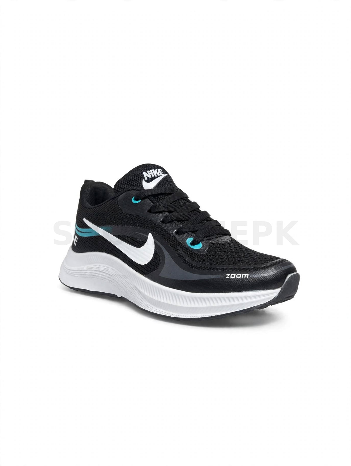 NK Zoom Fly Black White Teal