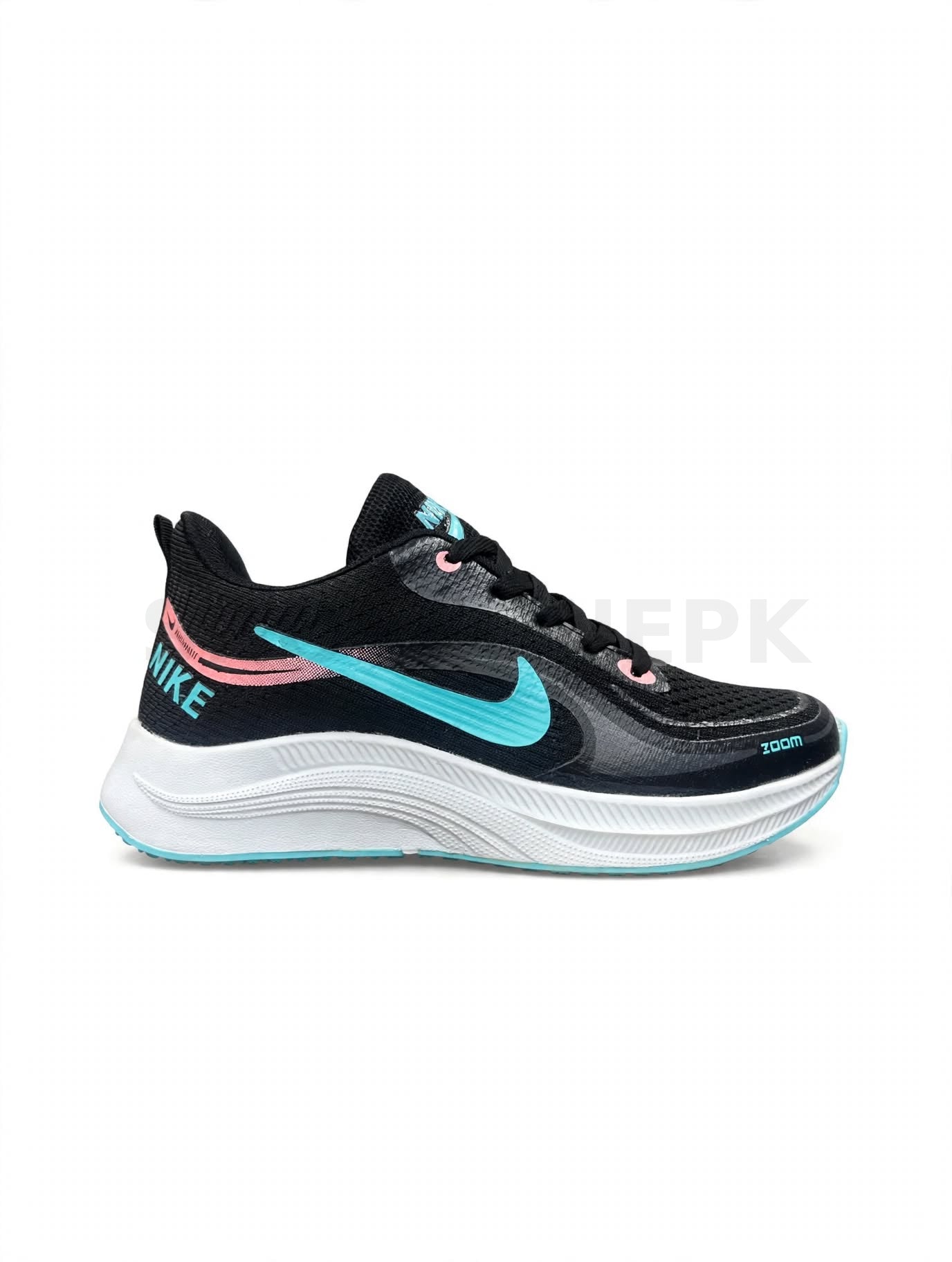 NK Zoom Fly Black Aqua Pink