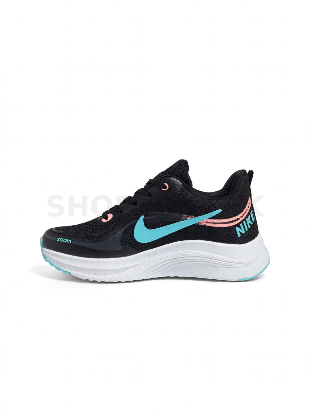 NK Zoom Fly Black Aqua Pink