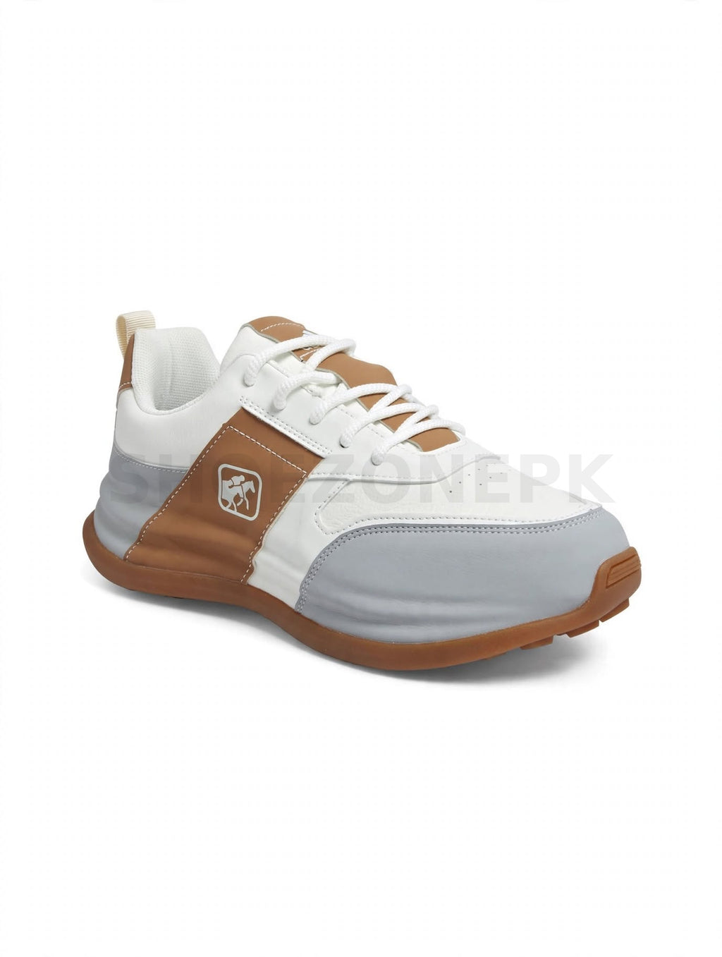 Horse Sneaker White Brown