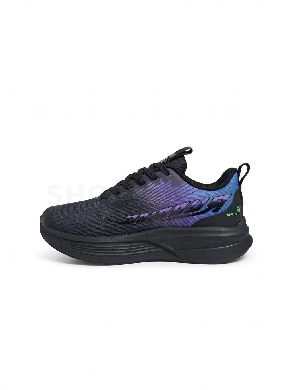Running Black Purple Blue