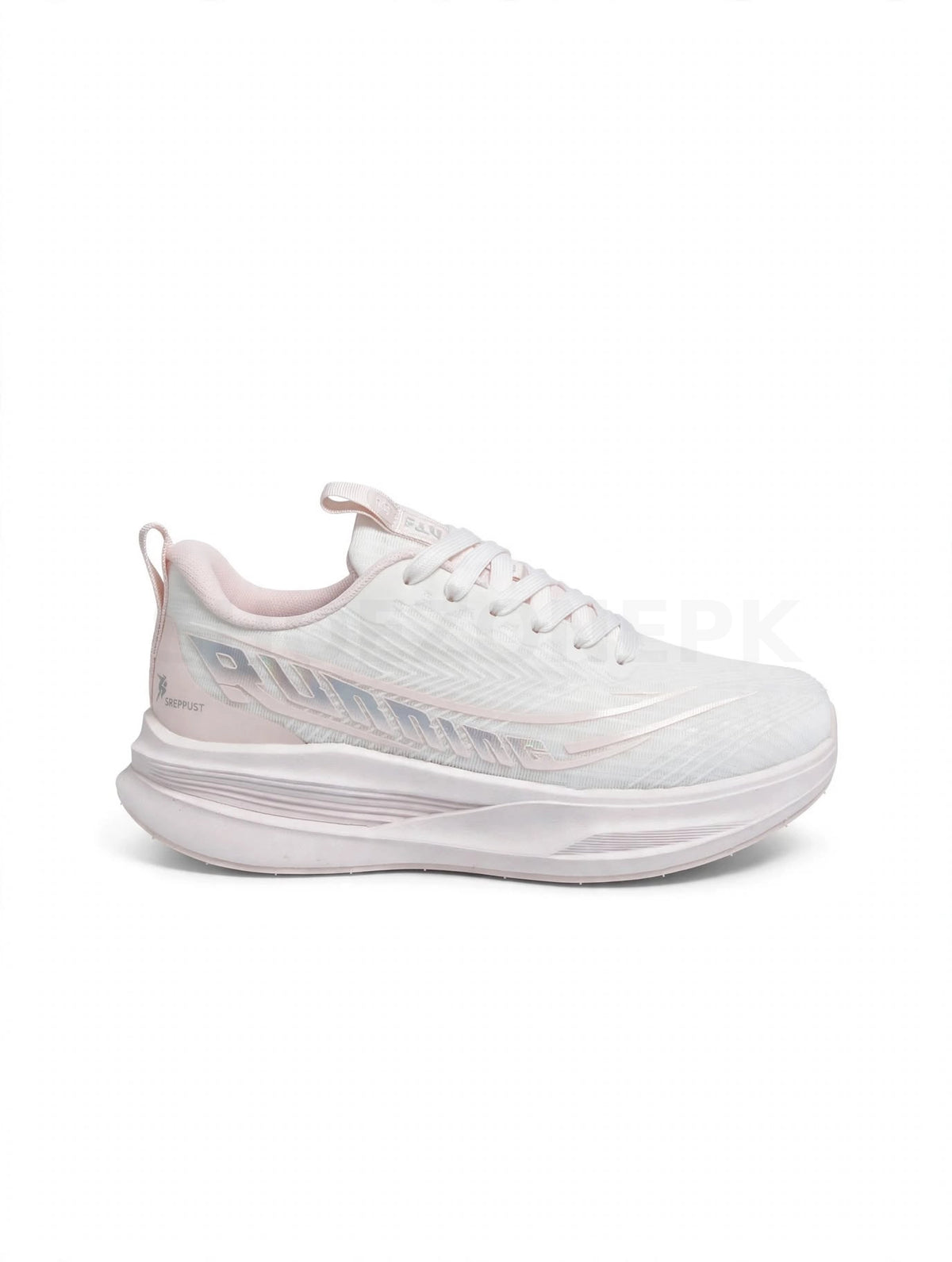 Running White Pink