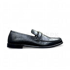 Formal Buckle Loafer Black Gold
