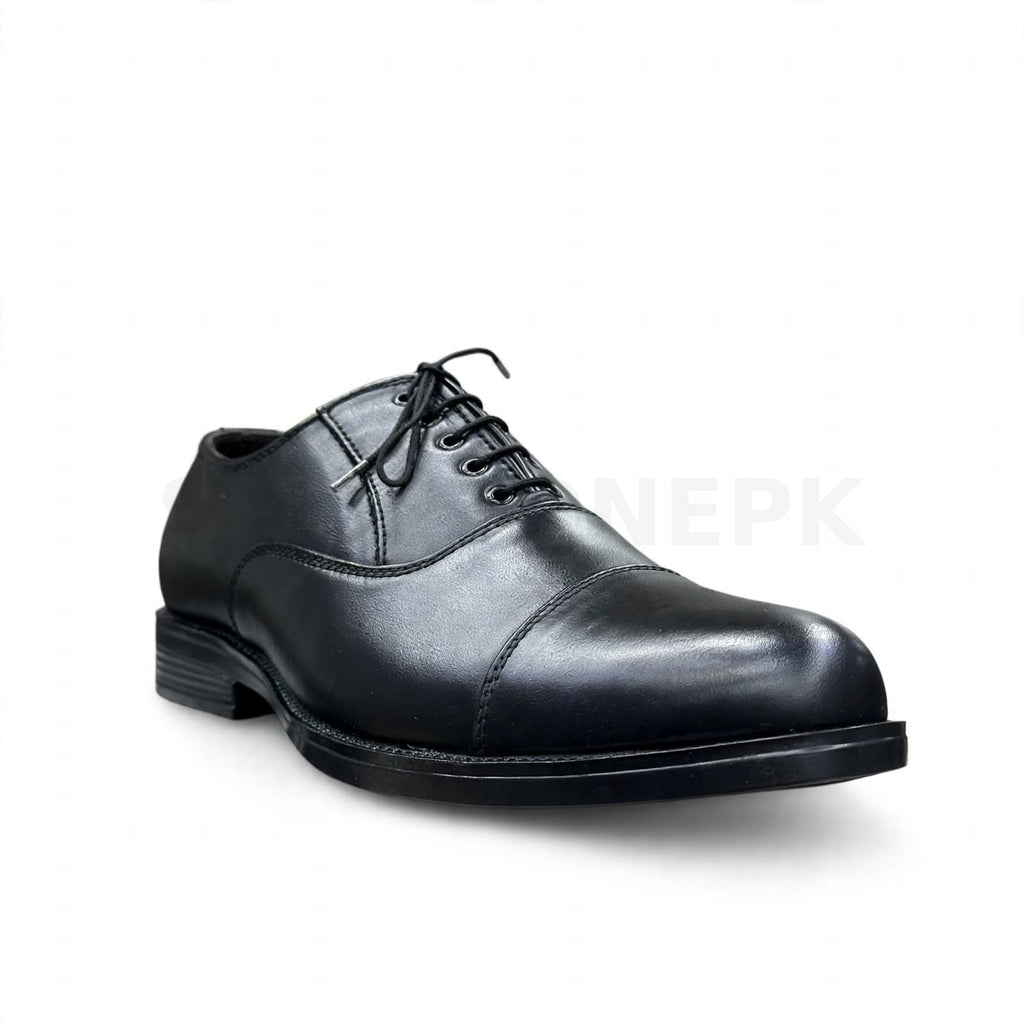 Oxford Cap Toe Formal Black