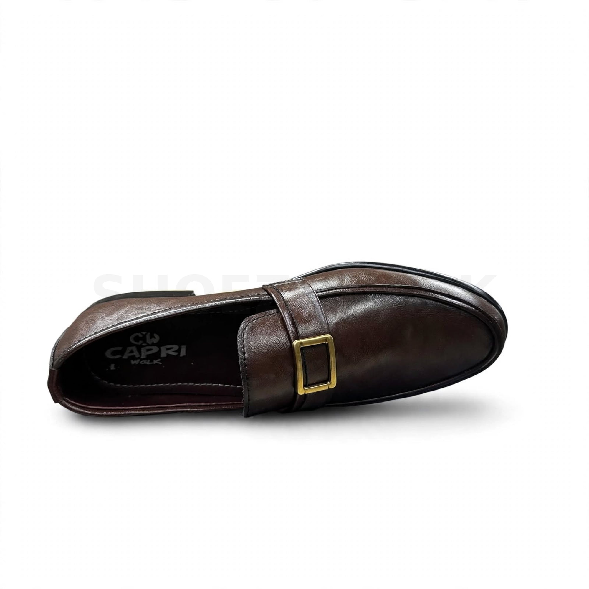 Formal Buckle Loafer Brown