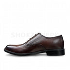 Two-Tone Oxford Office Shoe Brown