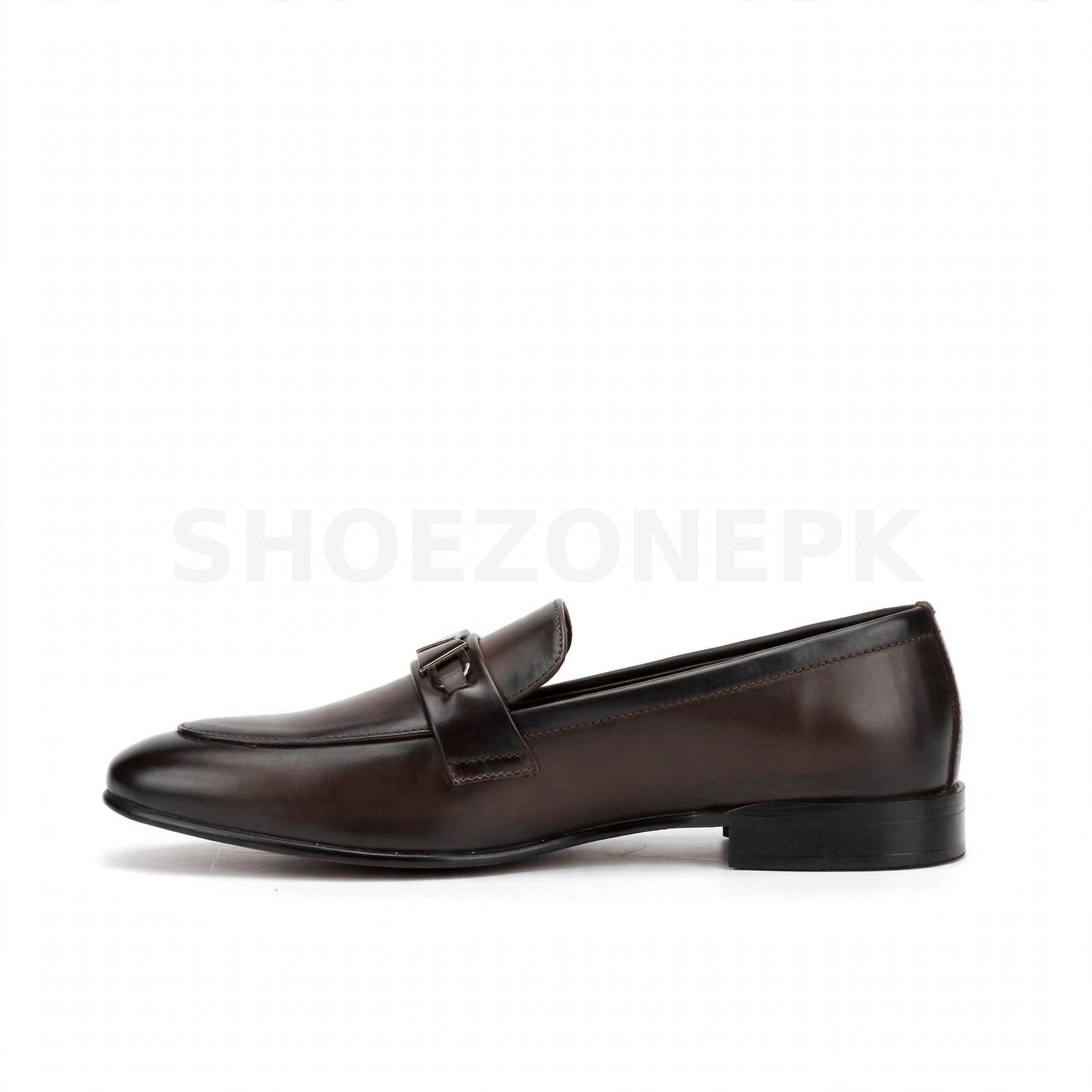 Buckle Loafer Formal Brown