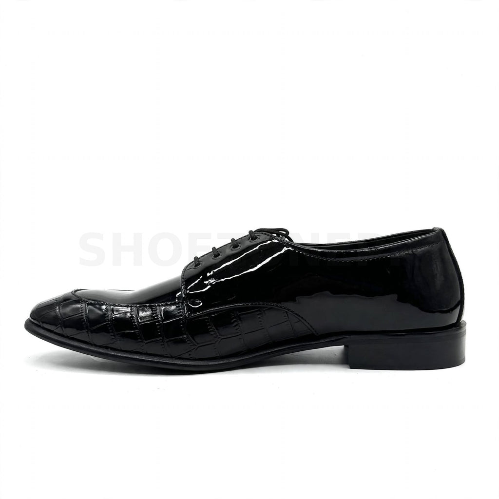 Patent Croc Formal Black