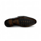 Single Monk Formal Brown Burnished