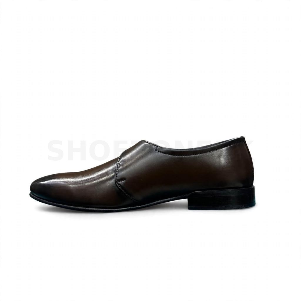 Single Monk Formal Brown Burnished