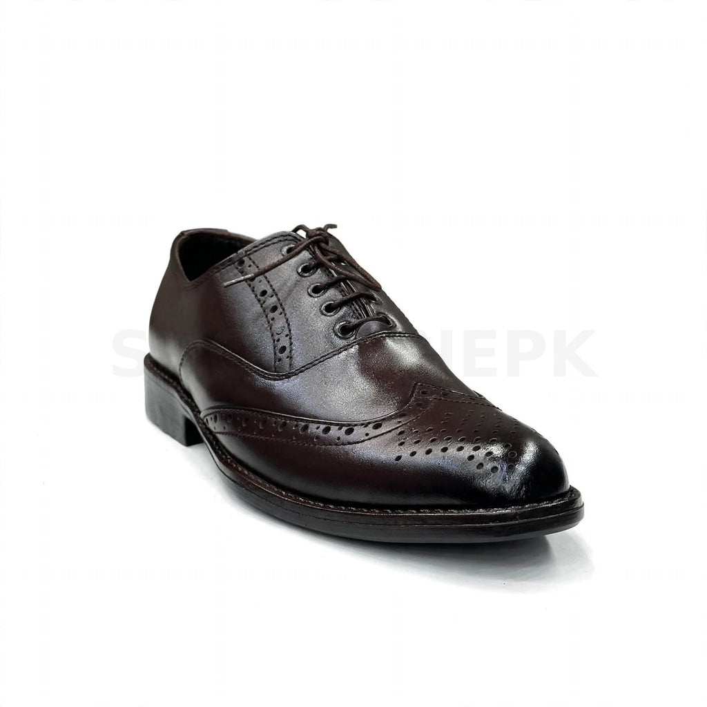Brogue Oxford Formal Brown
