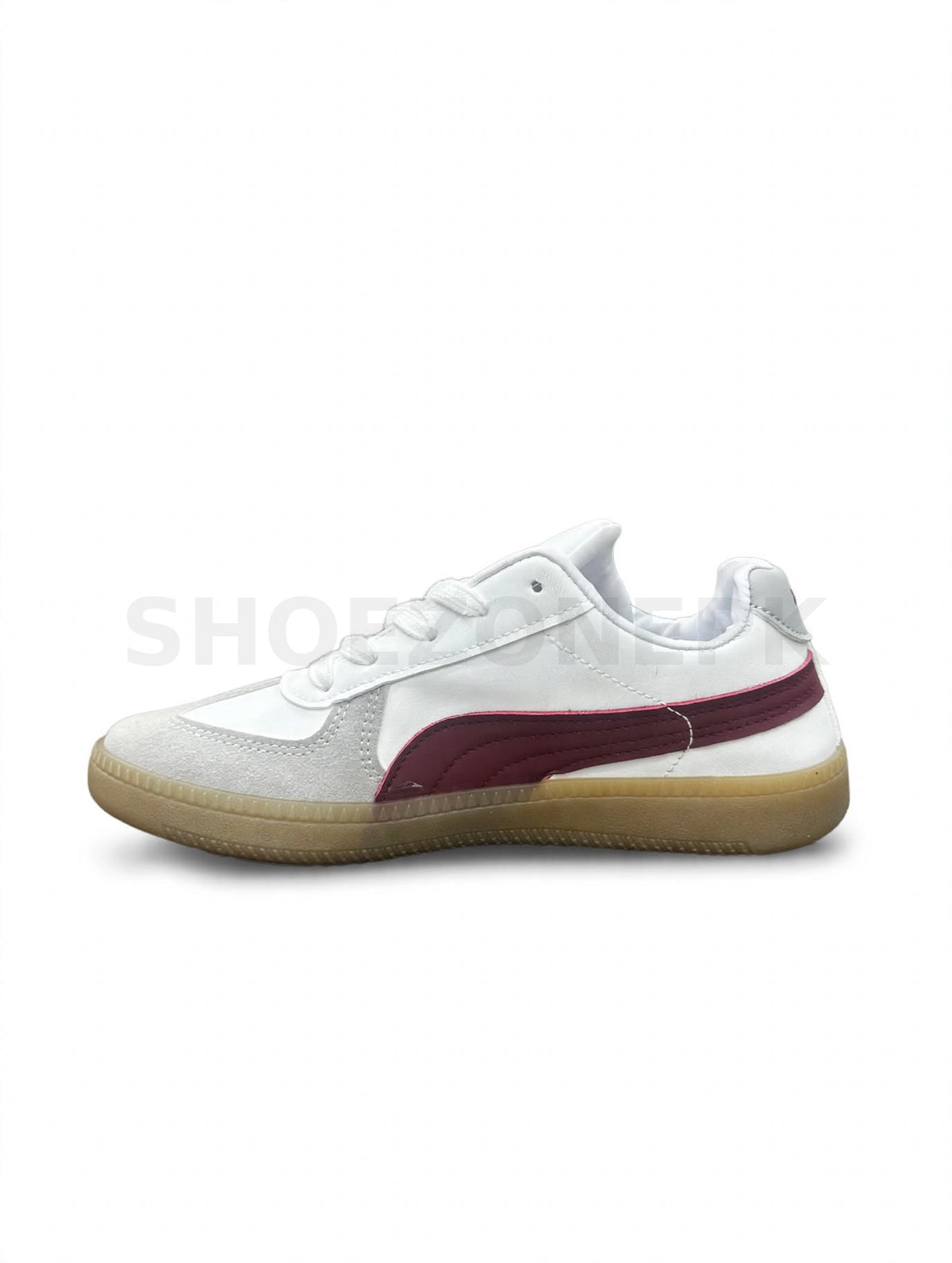 PU Maroon White Gum