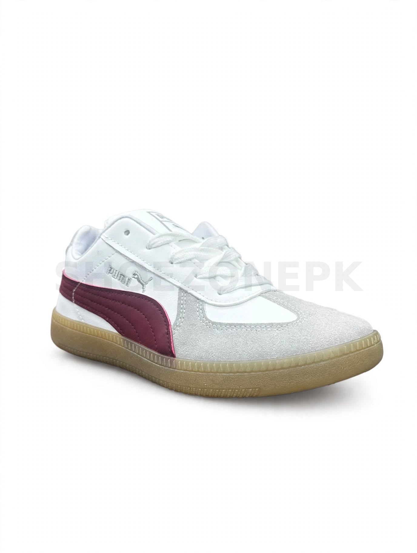 PU Maroon White Gum