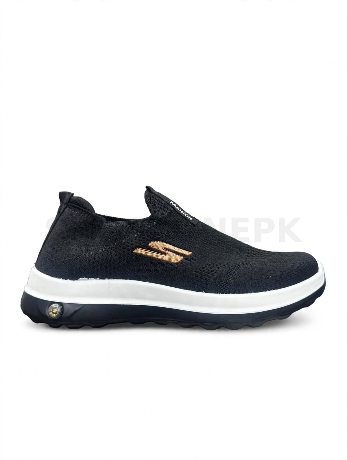SK Slip-On Black Gold