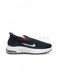 NK Slip-On Black Maroon