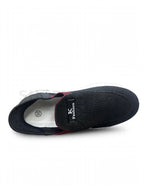 NK Slip-On Black Maroon