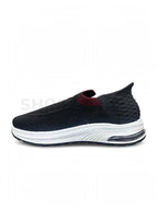 NK Slip-On Black Maroon