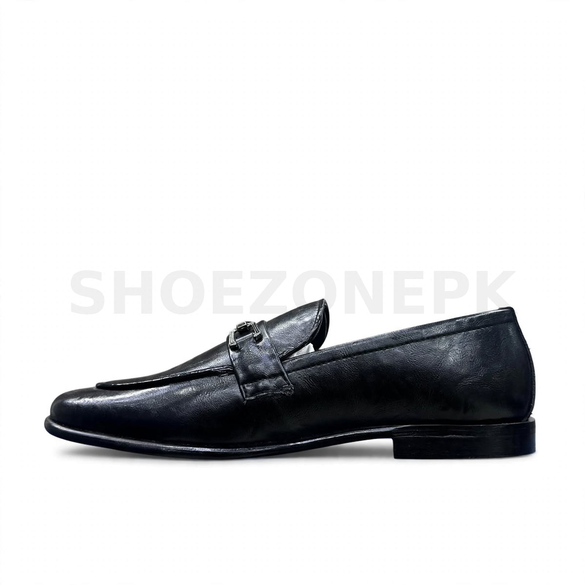 Buckle Pointed Loafer Formal Black
