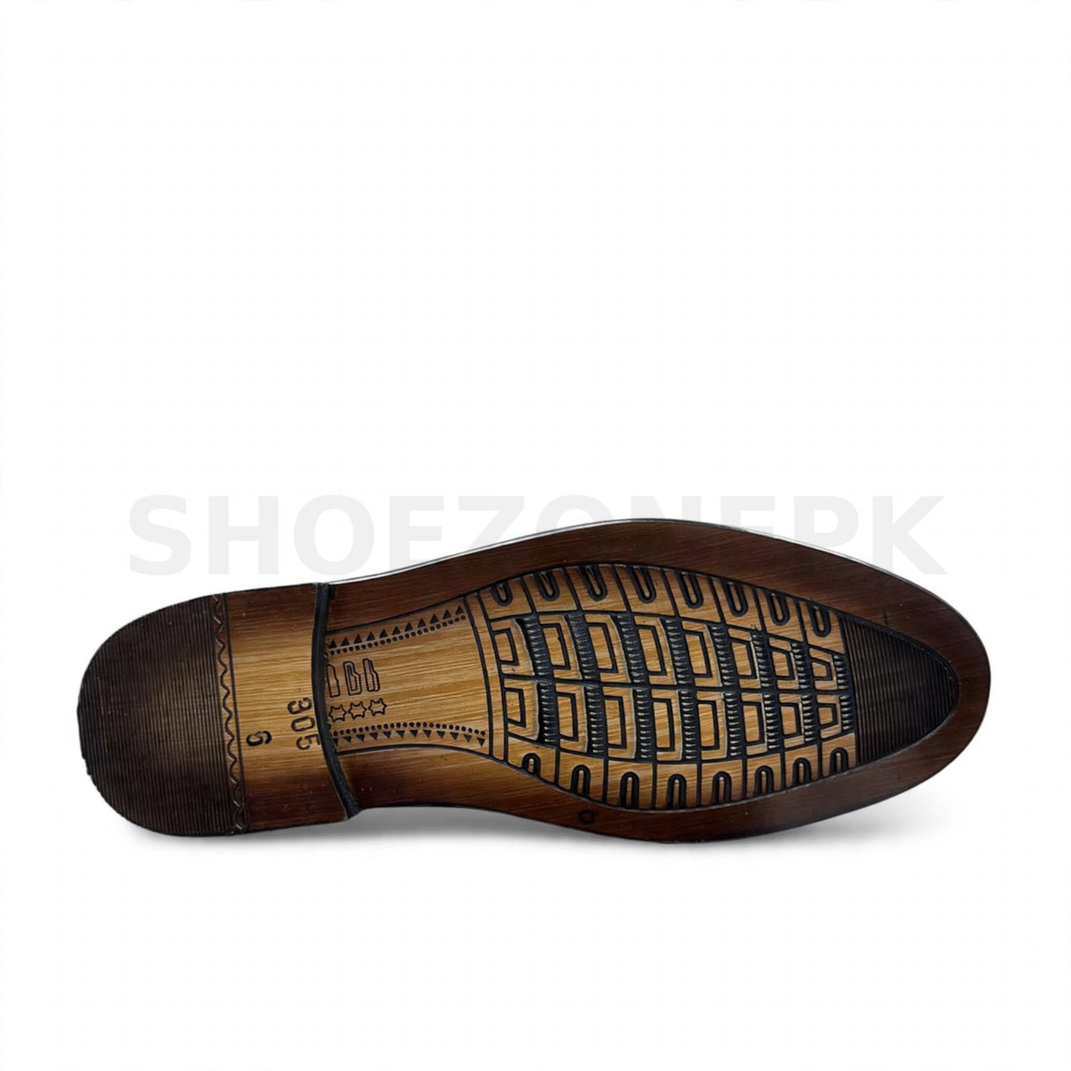 Buckle Pointed Loafer Formal Brown