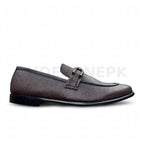 Chain Braided Loafer Formal Burgundy