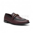 Chain Braided Loafer Formal Burgundy