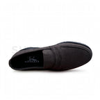 Chunky Suede Penny Loafer Brown
