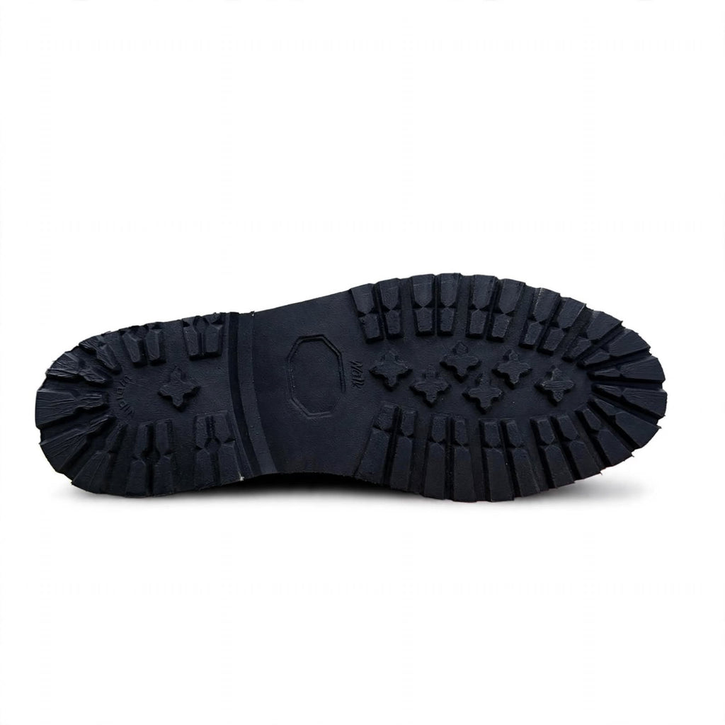 Chunky Suede Penny Loafer Brown