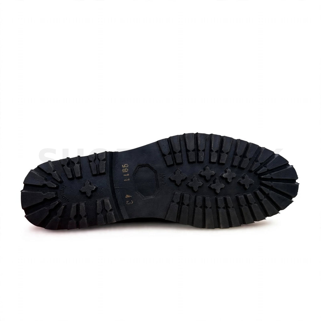 Braided Woven Loafer Formal Black