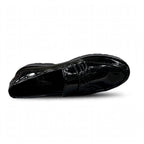 Patent Chunky Loafer Black Shiny