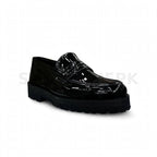 Patent Chunky Loafer Black Shiny