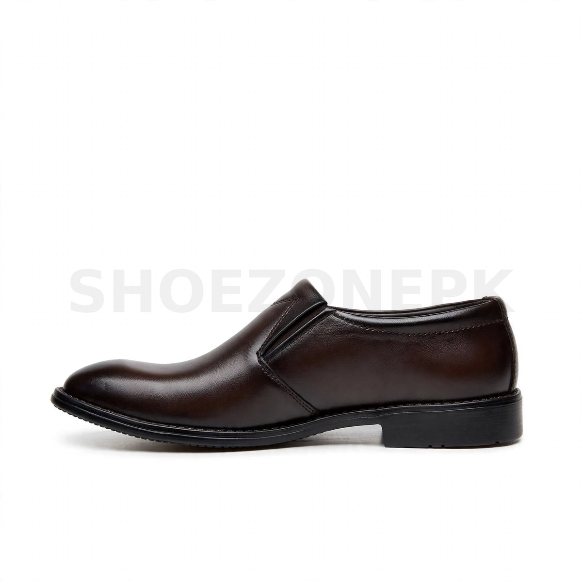Plain Formal Slip-On Brown