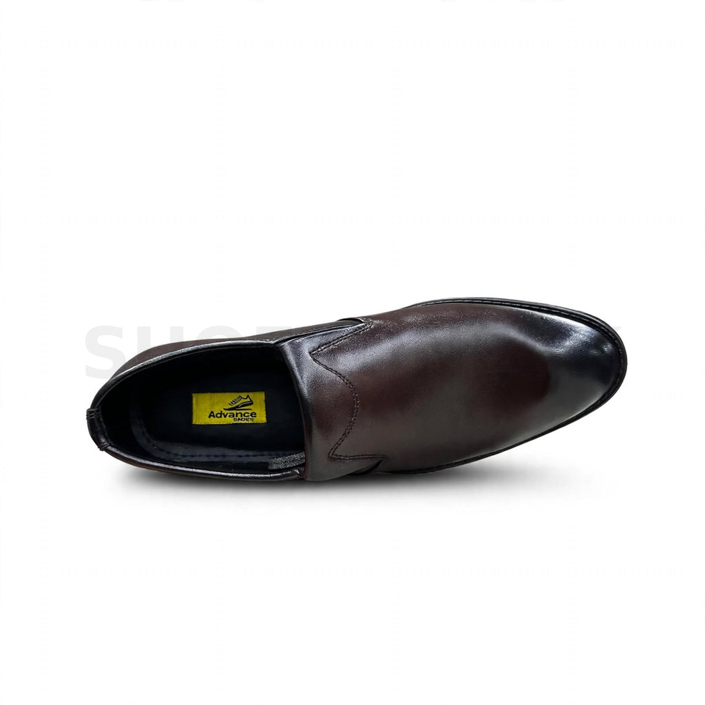 Plain Formal Slip-On Brown