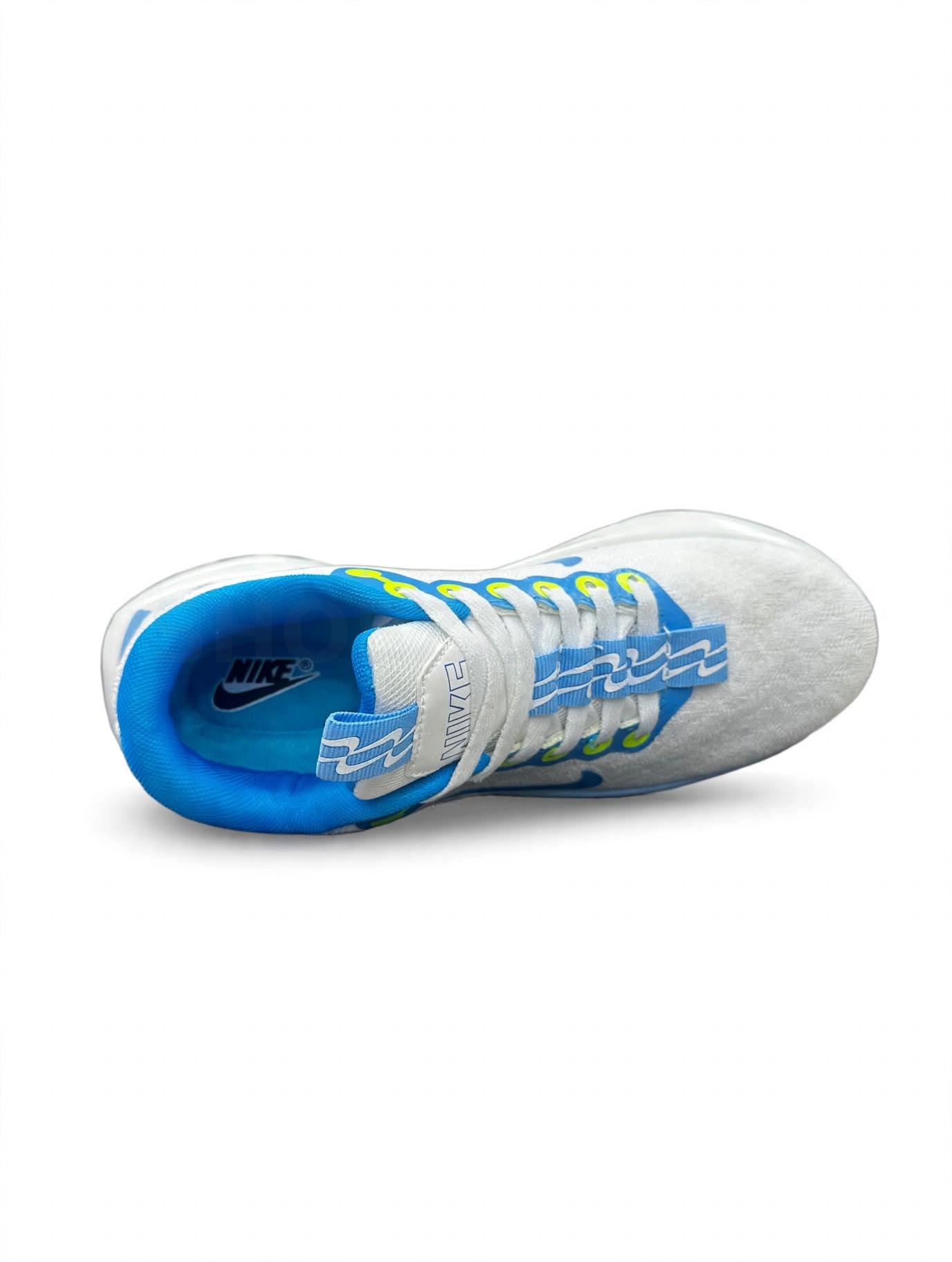 NK Chunky Wavy White Blue Lime