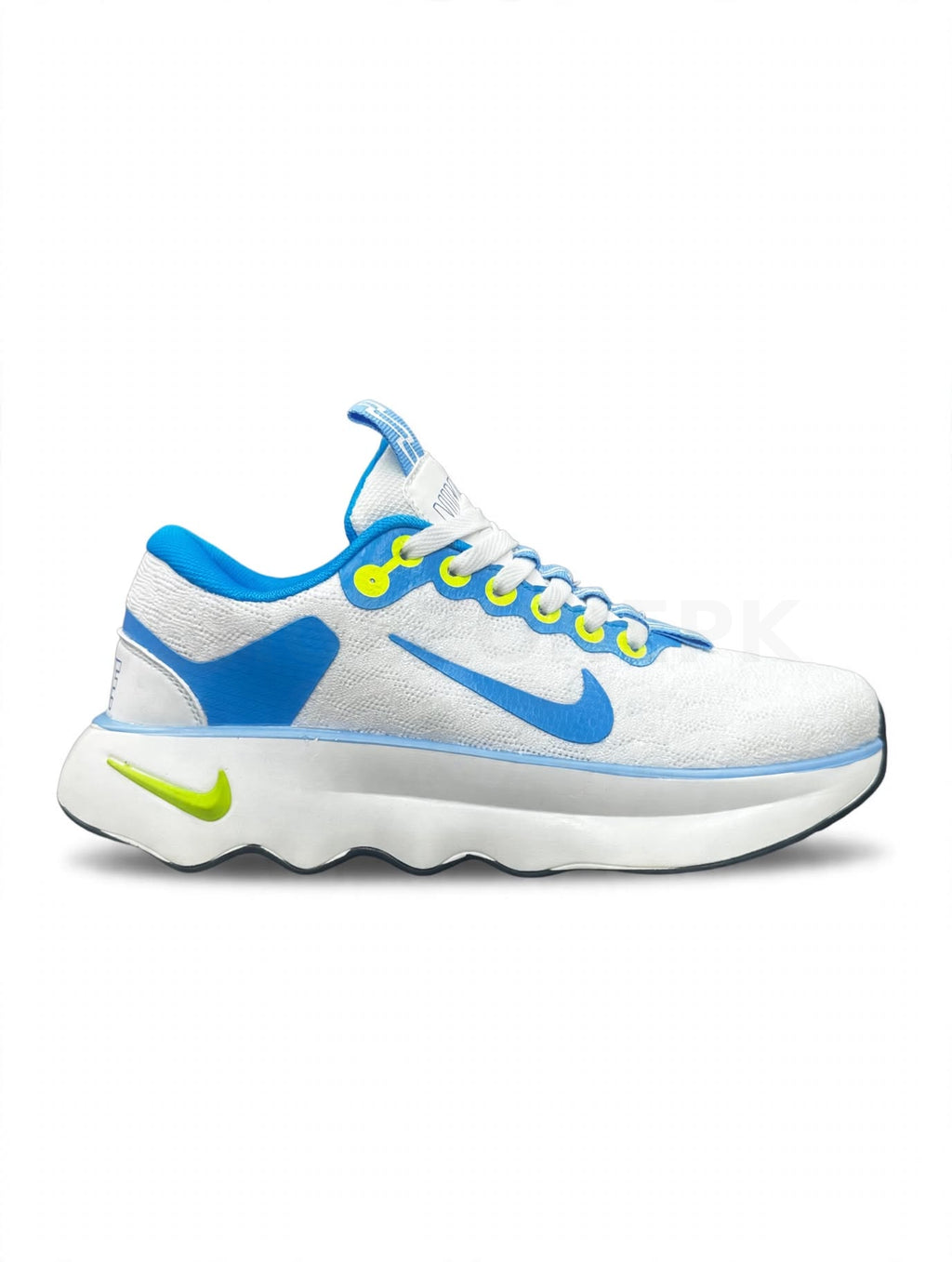 NK Chunky Wavy White Blue Lime