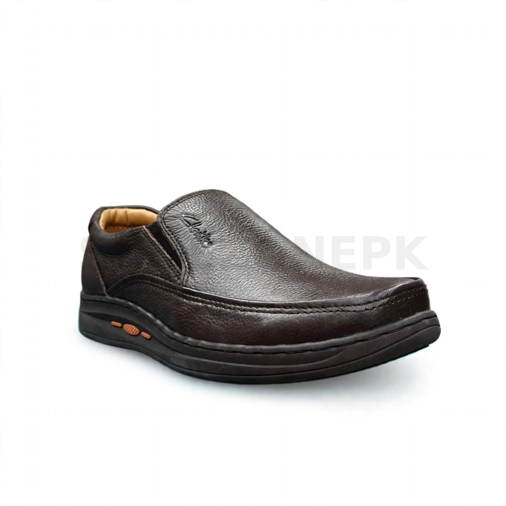 Clarks Medicated Slip-On Chocolate Brown