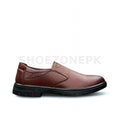 Casual Brown Medicated Office Loafer Wing Stitch