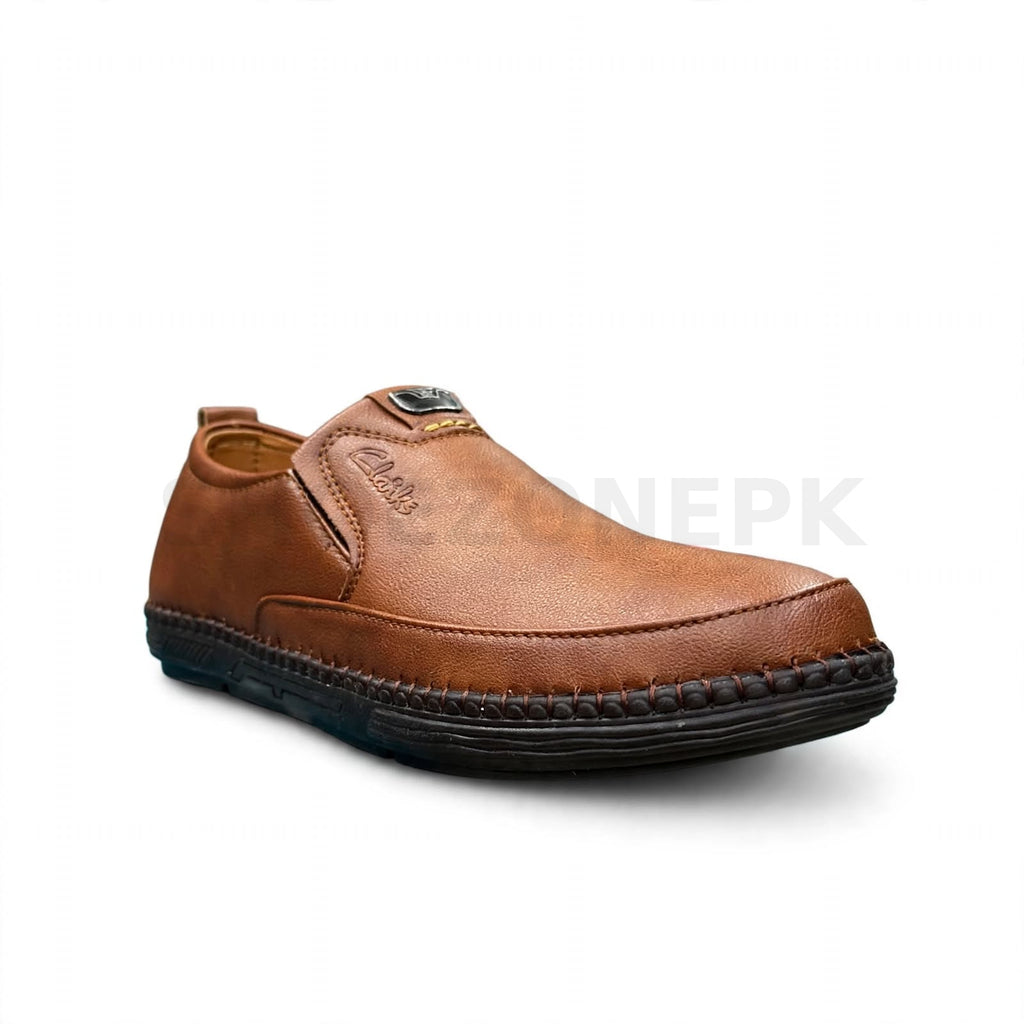 Clarks Comfort Slip-On Loafer Tan Brown