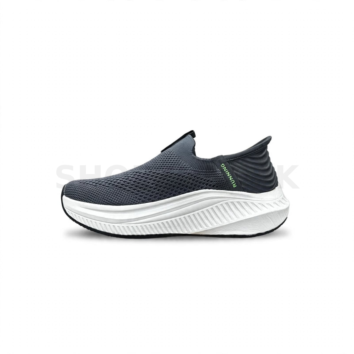 SK Running Slip-On Medicated Dark Grey White