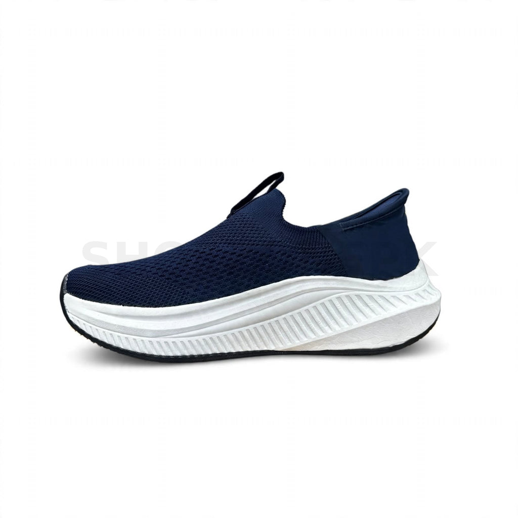 SK Running Slip-On Medicated Navy Blue White