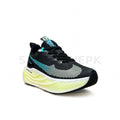 ZoomX Never Give Running Shoe - Black Cyan Lime