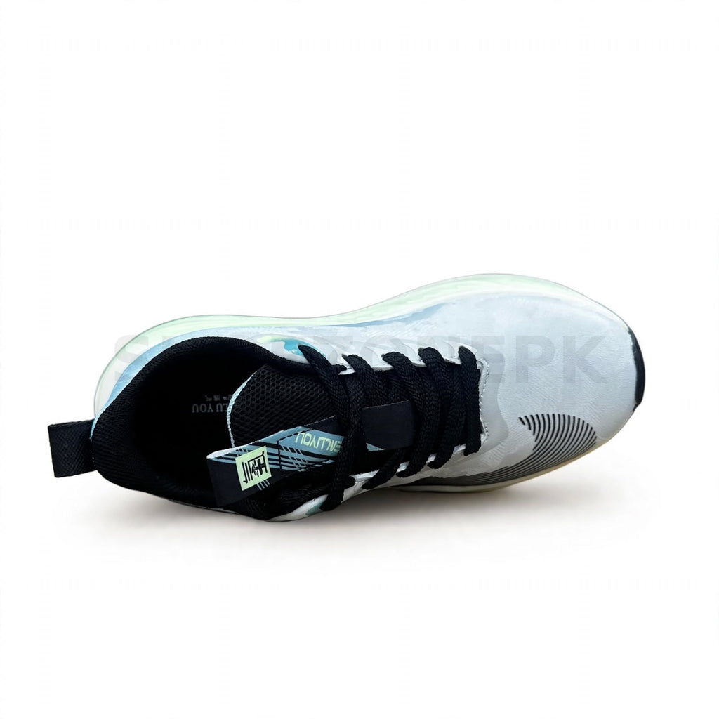 NK ZoomX Aurora - White Blue Lime