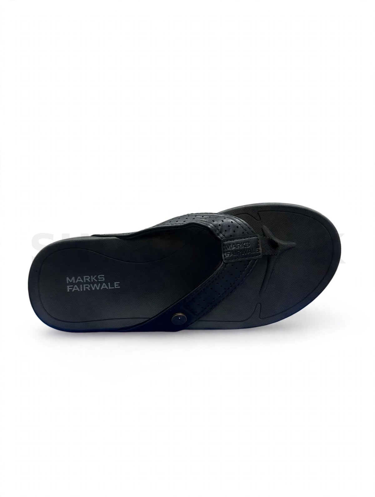 Marks Fairwale Perforated Flip Flop Black