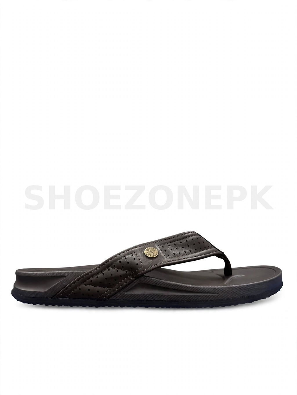 Marks Fairwale Perforated Flip Flop Brown