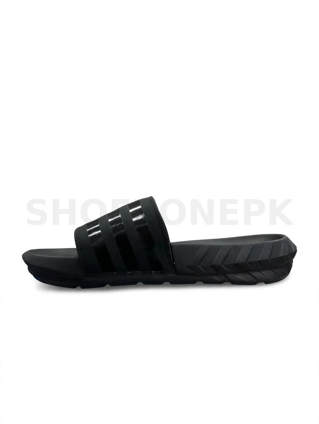 AD Thick Sole Comfort Slide Triple Black