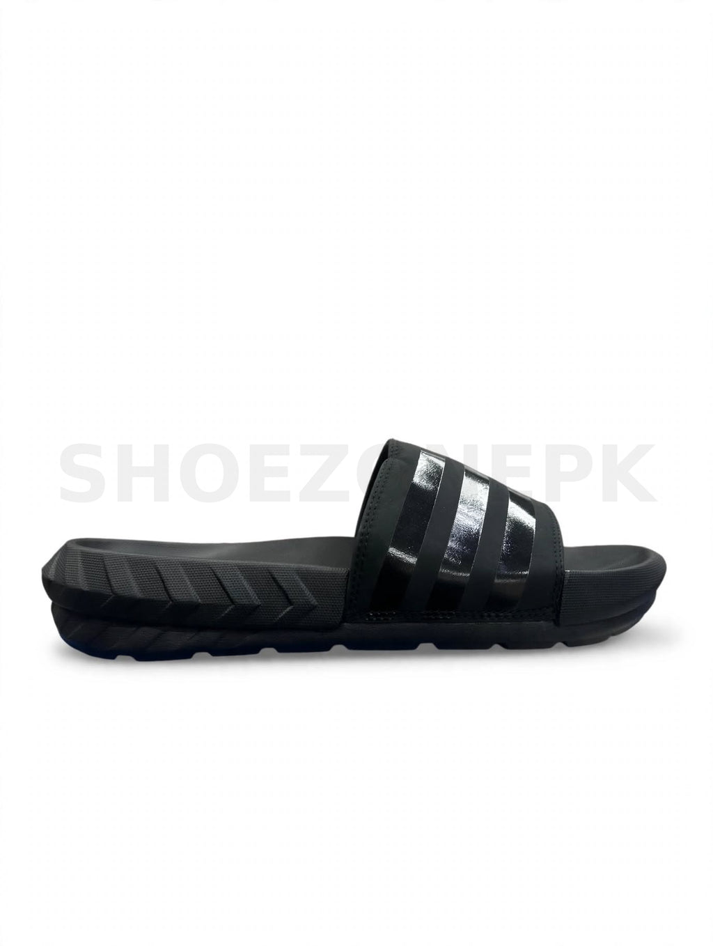 AD Thick Sole Comfort Slide Triple Black