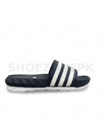 AD Thick Sole Comfort Slide Navy White